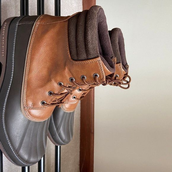 SPERRY Men Cold Bay Leather Duck Boots - NEW NWOB